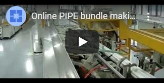 online pvc pipe packing line